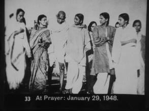 gandhi going to prayer